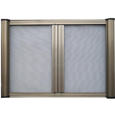 隐形纱窗在断桥铝门窗装配中较为常见
